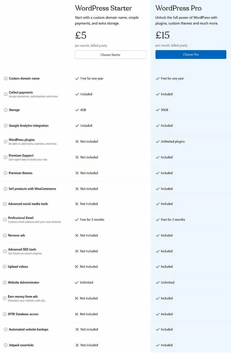 WordPress Pricing | CyberCrew