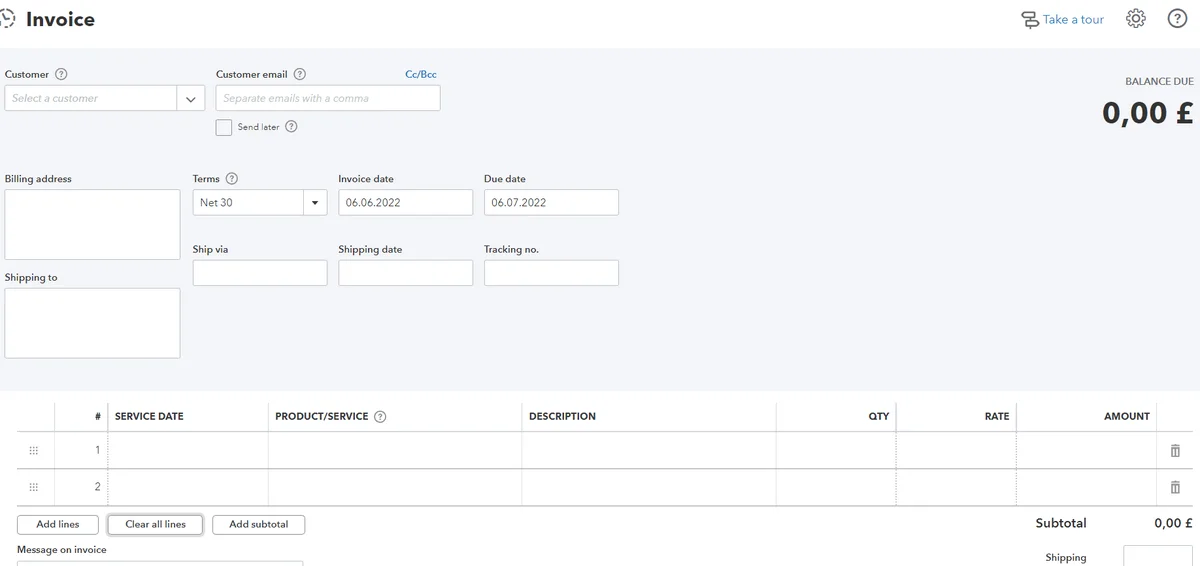 QuickBooks Invoice Creation | CyberCrew