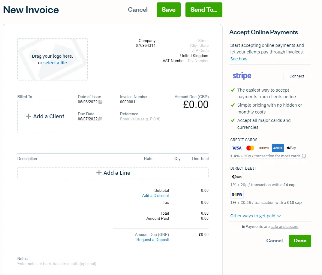FreshBooks Invoice Creation | CyberCrew