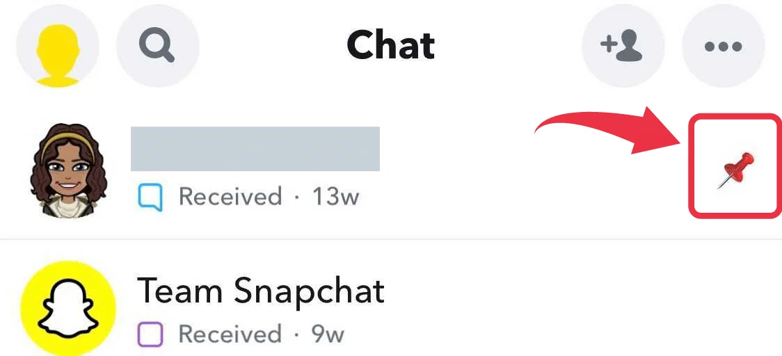 Snapchat Pinned Conversation | CyberCrew
