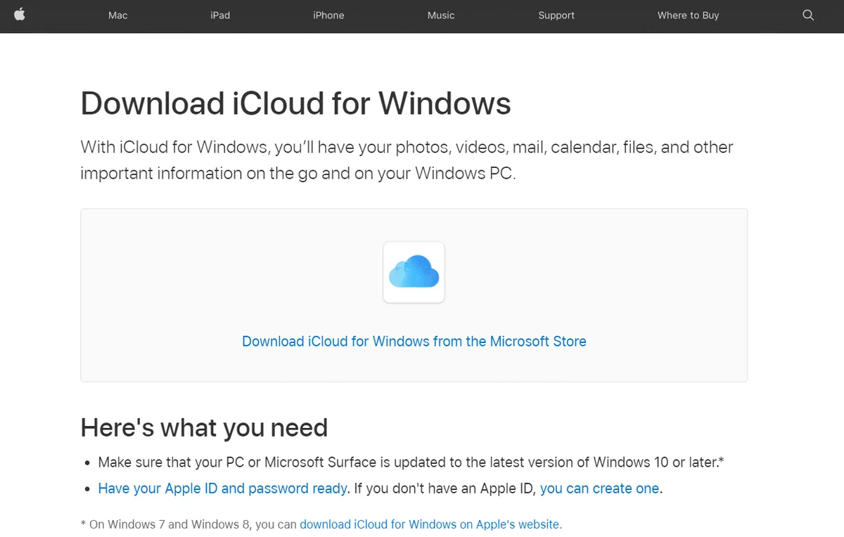 Uploading Photos to iCloud From Windows PC Step 1 | CyberCrew