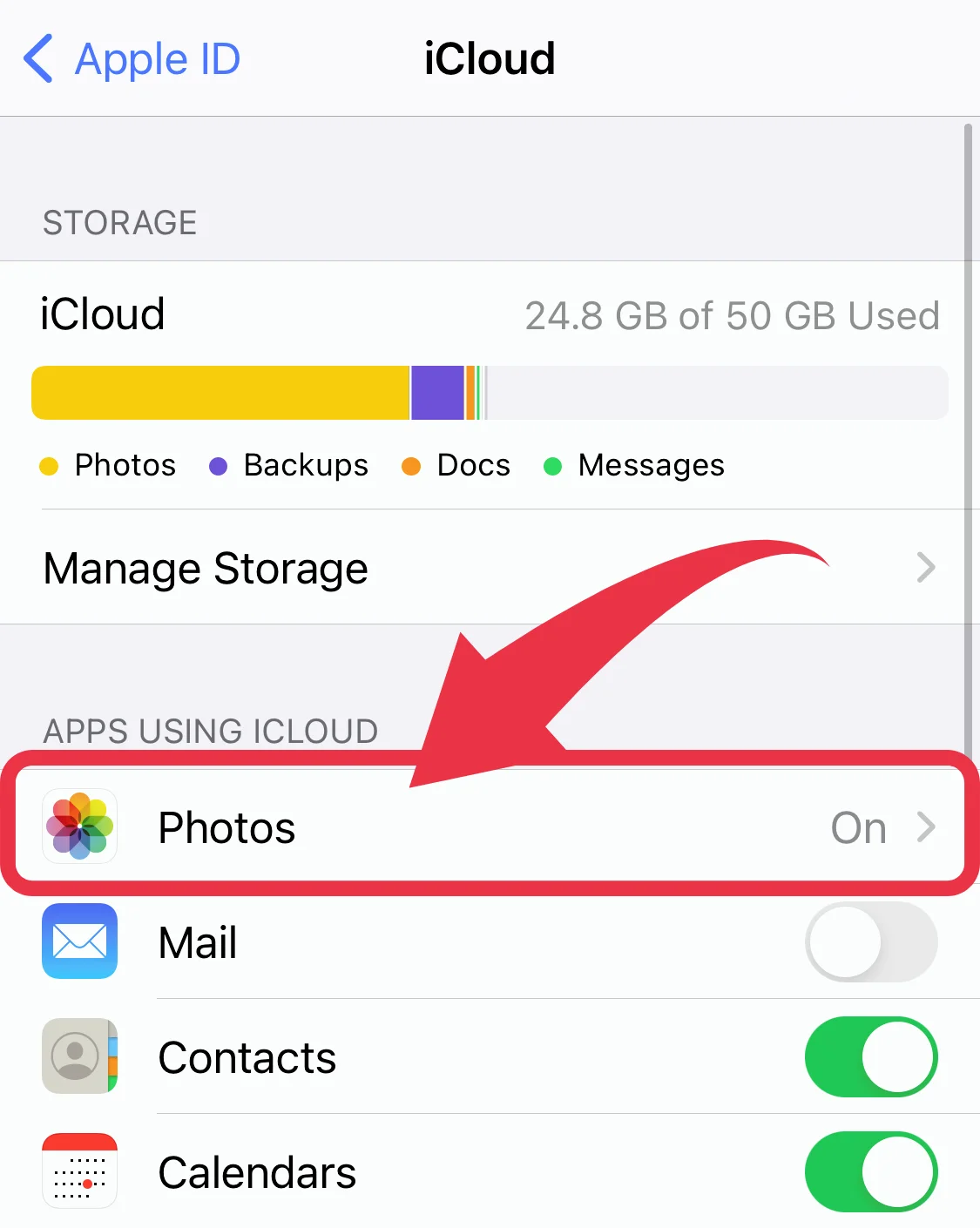 Uploading Photos to iCloud From iPhone or iPad Step 3 | CyberCrew