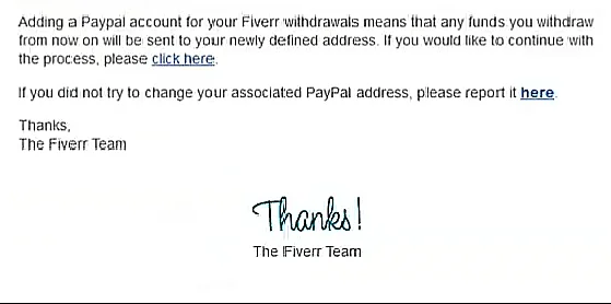 Fiverr PayPal Account Withdrawals | CyberCrew