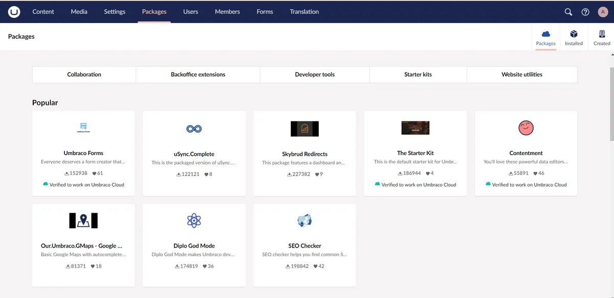 Umbraco Packages | CyberCrew